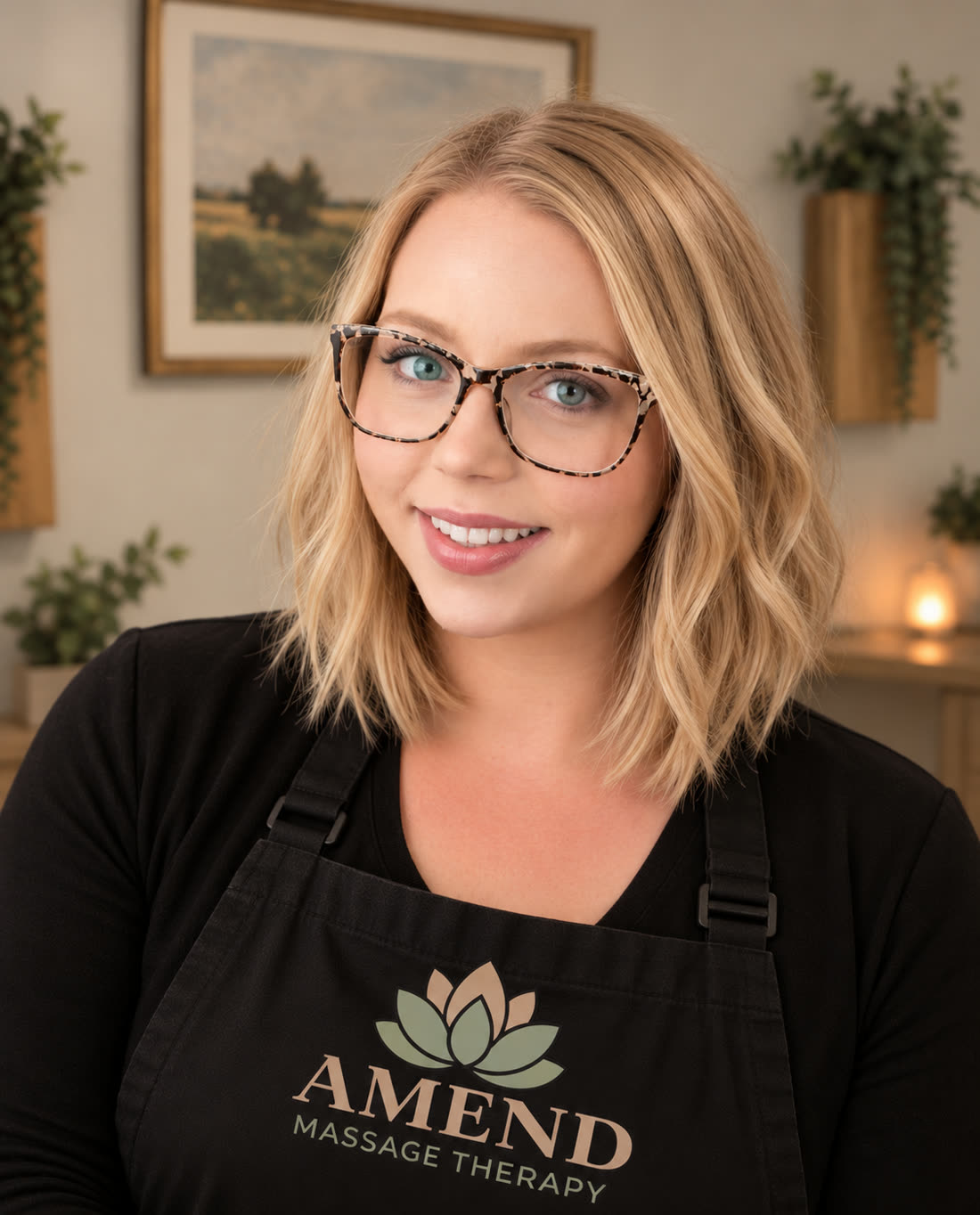 Jamie, licensed massage therapist at Amend Massage Therapy